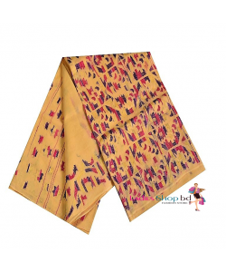 Ghea Color Jamdani Style Multicolor Hand Stitch Saree