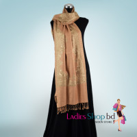 Biscuit Color Silk Shwal